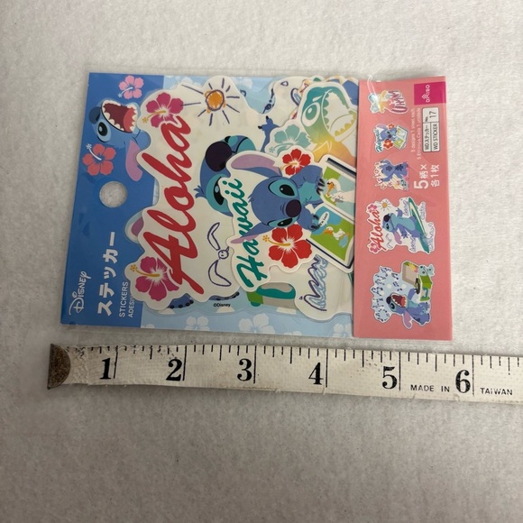 Set of 3 STITCH Stickers Disney Parks Auto Sticker Blue Japan - Picture 4 of 7